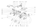 42" Mower Deck Linkage Assembly Diagram and Parts List for 55402 0000001-0999999 - 1970 Toro Lawn Tractor