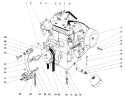 Engine Assembly Diagram and Parts List for 55302 9000001-9999999 - 1969 Toro Lawn Tractor