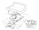Part Location Diagram of 68-1890 Toro Seat Pan R