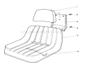 Part Location Diagram of 117-2453 Toro Seat