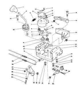 Traction Linkage Assembly Diagram and Parts List for 38580 0000001 - 0999999 Toro Snow Blower
