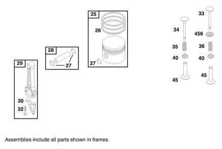 Engine Briggs & Stratton Model 135202-0142-03 Diagram and Parts List for 62060 890001 - 899999 Toro Seeder