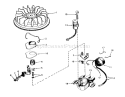 Part Location Diagram of 610882 Tecumseh Flywheel (w/ring gear)