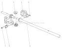 Differential Assembly Diagram and Parts List for 56030 3000001-3999999 - 1973 Toro Lawn Tractor