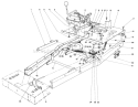 Frame Assembly Diagram and Parts List for 56033 4000001-4999999 - 1974 Toro Lawn Tractor