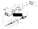 12 Volt Electric Starter No. 33606 Diagram and Parts List for 56044 0000001-0999999 - 1980 Toro Lawn Tractor