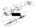 12 Volt Electric Starter No. 33606 Diagram and Parts List for 56044 8000001-8999999 - 1978 Toro Lawn Tractor