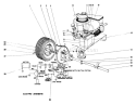 Engine And Axle Assembly Diagram and Parts List for 56044 8000001-8999999 - 1978 Toro Lawn Tractor