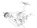 Part Location Diagram of 40-9550 Toro Front Frame