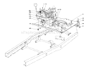 Engine Plate And Shift Assembly Diagram and Parts List for 56080 1000001-1999999 - 1981 Toro Lawn Tractor