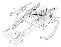 Frame Assembly Diagram and Parts List for 56080 1000001-1999999 - 1981 Toro Lawn Tractor