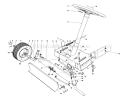 Front Axle Assembly Diagram and Parts List for 56080 1000001-1999999 - 1981 Toro Lawn Tractor