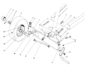 Front Axle Assembly Diagram and Parts List for 56125 3000001-3999999 - 1983 Toro Lawn Tractor