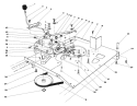 Engine Plate And Shift Assembly Diagram and Parts List for 56125 4000001-4999999 - 1984 Toro Lawn Tractor