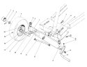 Front Axle Assembly Diagram and Parts List for 56125 5000001-5999999 - 1985 Toro Lawn Tractor