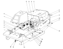 Body Assembly Diagram and Parts List for 56125 5000001-5999999 - 1985 Toro Lawn Tractor