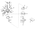 Carburetor Diagram and Parts List for 56125 5000001-5999999 - 1985 Toro Lawn Tractor