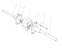 Differential Assembly Diagram and Parts List for 56125 7000001-7999999 - 1987 Toro Lawn Tractor