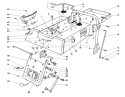 Rear Body Assembly Diagram and Parts List for 56127 8000001-8999999 - 1988 Toro Lawn Tractor