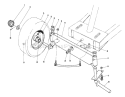 Front Axle Assembly Diagram and Parts List for 56127 8000001-8999999 - 1988 Toro Lawn Tractor