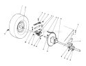 Part Location Diagram of 44-9760 Toro Wheel-Rear