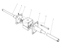 Differential Assembly Diagram and Parts List for 56127 9000001-9999999 - 1989 Toro Lawn Tractor