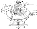 Cutting Unit Assembly Diagram and Parts List for 56128 9000001-9999999 - 1989 Toro Lawn Tractor