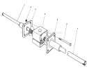 Differential Assembly Diagram and Parts List for 56128 9000001-9999999 - 1989 Toro Lawn Tractor