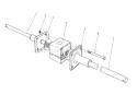 Differential Assembly Diagram and Parts List for 56132 1000001-1999999 - 1991 Toro Lawn Tractor