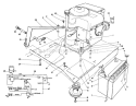 Part Location Diagram of 82-6740 Toro Rear Scraper Assembly