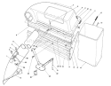 Twin Bagger Grass Catcher Model 59053 Diagram and Parts List for 56132 2000001-2999999 - 1992 Toro Lawn Tractor