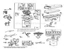 Part Location Diagram of 391983 Toro Flywheel and Ring Gear Assy.-Magneto. For use on engines WITH ALTERNATOR. (Includes aluminum ring gear). For use only with starter motors with Plastic