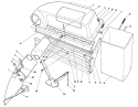Twin Bagger Grass Catcher Model 59053 Diagram and Parts List for 56133 1000001-1999999 - 1991 Toro Lawn Tractor