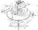 Cutting Unit Assembly Diagram and Parts List for 56133 1000001-1999999 - 1991 Toro Lawn Tractor