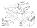 Page F Diagram and Parts List for 56133 2000001-2999999 - 1992 Toro Lawn Tractor