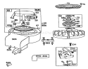 Page G Diagram and Parts List for 56138 4000001-4999999 - 1984 Toro Lawn Tractor