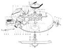 Page K Diagram and Parts List for 56145 4000001-4999999 - 1984 Toro Lawn Tractor