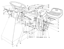 Part Location Diagram of 56-7250 Toro Lift Arm Assembly