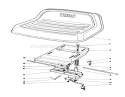 Part Location Diagram of 56-7210 Toro Seat Base Rod
