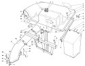 Page T Diagram and Parts List for 56145 9000001-9999999 - 1989 Toro Lawn Tractor
