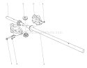 Differential Assembly Diagram and Parts List for 56100 5000001-5999999 - 1975 Toro Lawn Tractor