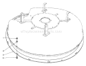 Wet Grass Bagging Kit No. 38-5730 Diagram and Parts List for 56155 3000001-3999999 - 1983 Toro Lawn Tractor