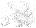 Easy Fill Grass Catcher Model 59120 Diagram and Parts List for 56155 3000001-3999999 - 1983 Toro Lawn Tractor