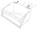 Part Location Diagram of 47-4800 Toro Rod-Bag Frame