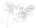 Seat & Steering Wheel Assembly Diagram and Parts List for 56155 5000001-5999999 - 1985 Toro Lawn Tractor