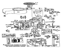 Page E Diagram and Parts List for 56155 5000001-5999999 - 1985 Toro Lawn Tractor