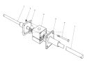 Part Location Diagram of 155-7760 Toro Axle-R.H.