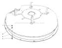 Wet Grass Bagging Kit No. 38-5730 Diagram and Parts List for 56155 6000001-6999999 - 1986 Toro Lawn Tractor