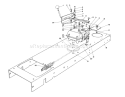 Transmission Linkage Assembly Diagram and Parts List for 56155 7000001-7999999 - 1987 Toro Lawn Tractor