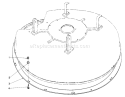 Wet Grass Bagging Kit No. 38-5730 Diagram and Parts List for 56155 7000001-7999999 - 1987 Toro Lawn Tractor